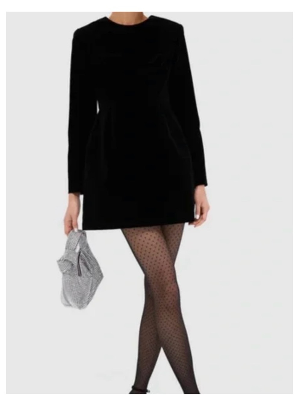 Tuckernuck Black Velvet Haley Dress Size 6